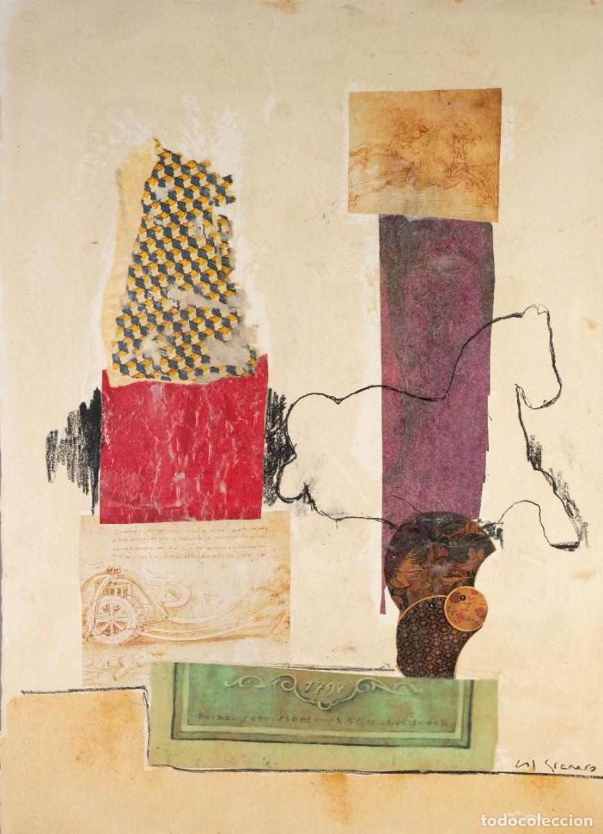 Arte: MARGARITA GIL GRANERO (1956) T&Eacute;CNICA MIXTA SOBRE PAPEL COMPOSICI&Oacute;N FIRMADA