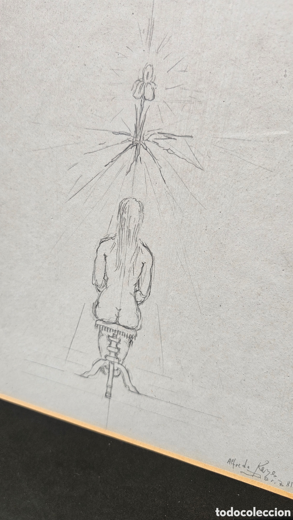 Arte: Dibujo del famoso artista canario Alfredo Reyes Darias