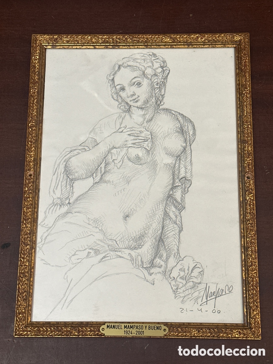 Arte: Manuel Mampaso. Dibujo a l&aacute;piz sobre papel.