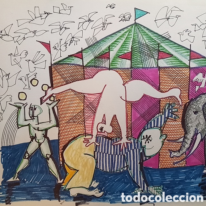 Arte: DIBUJO ORIGINAL ARTISTA MANFER.A&Ntilde;O 1991