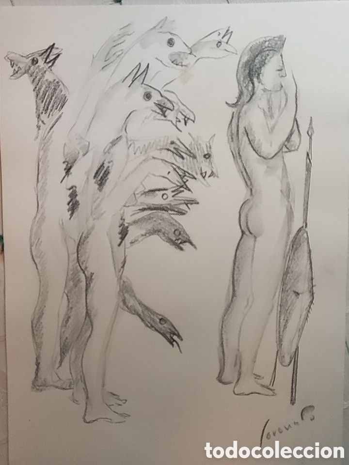 Arte: CORONADO MANUEL.DIBUJO ORIGINAL.FIRMADO.
