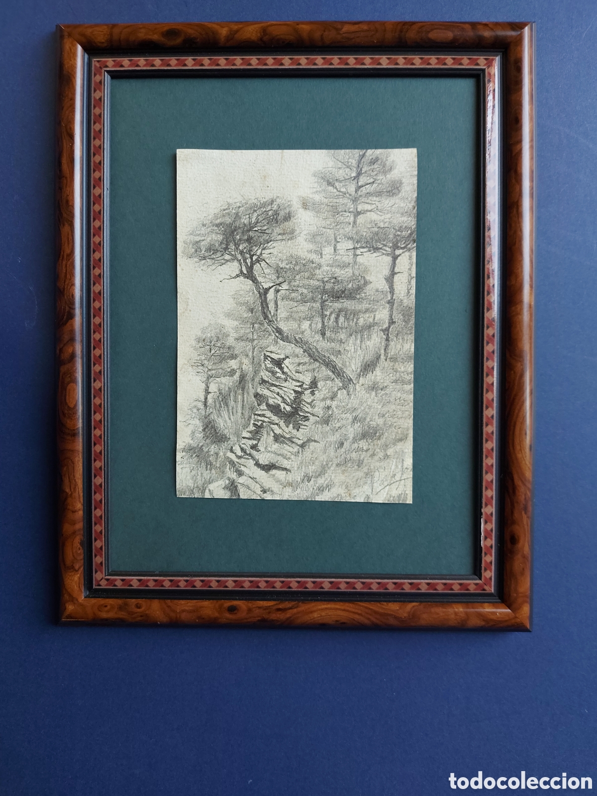 Arte: APUNTE DEL NATURAL PAISAJE DE MONTA&Ntilde;A
