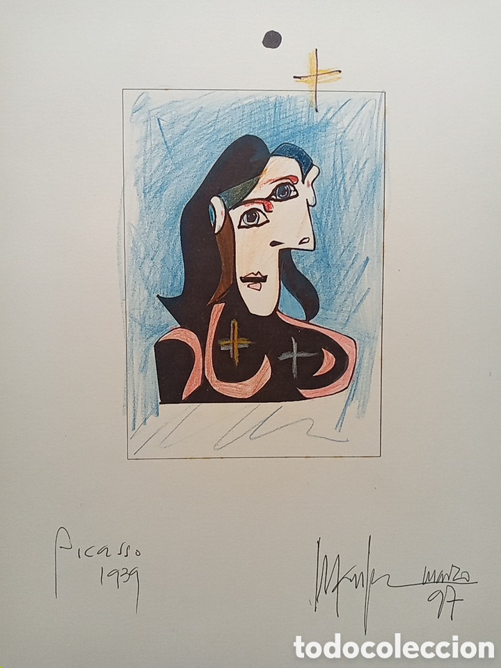 Arte: OBRA ORIGINAL ARTISTA MANFER.FIRMADO A&Ntilde;O 1997