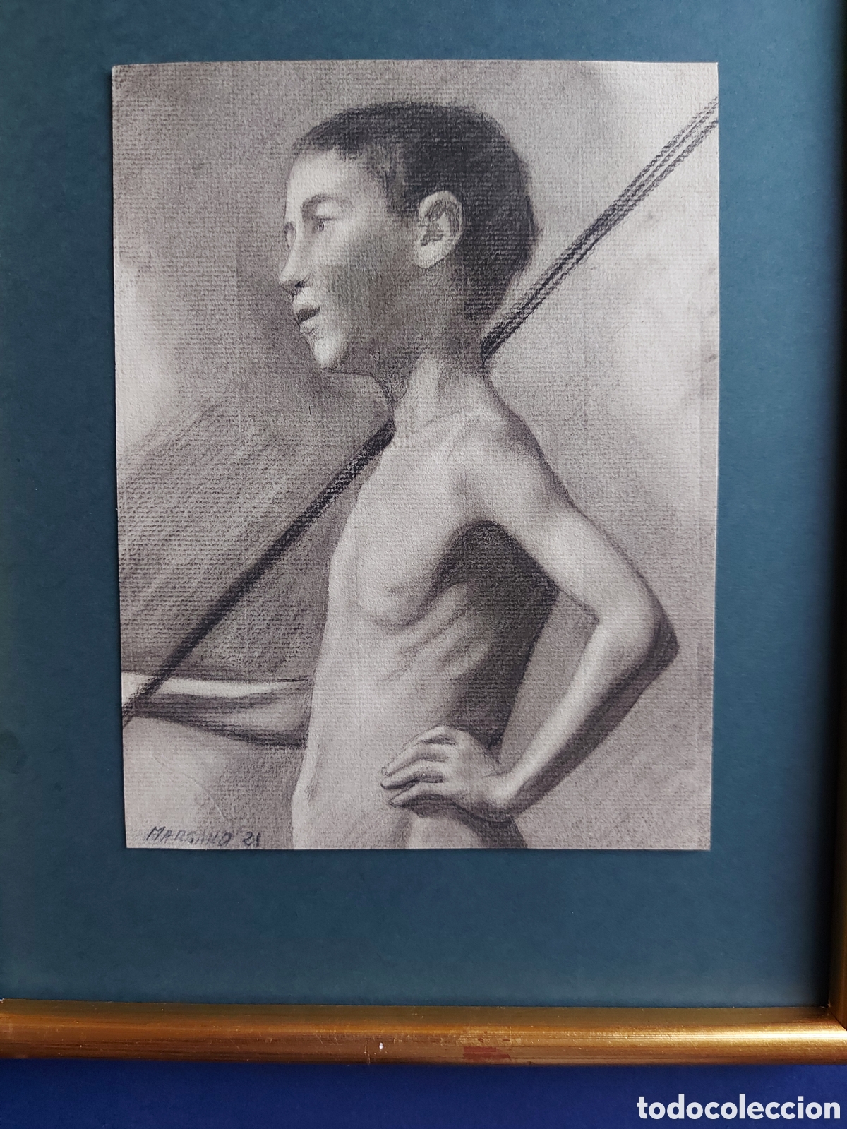 Arte: APUNTE DEL NATURAL JOVEN EPOCA