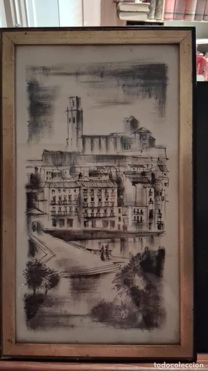 Arte: Cuadro hecho en pluma tinta negra