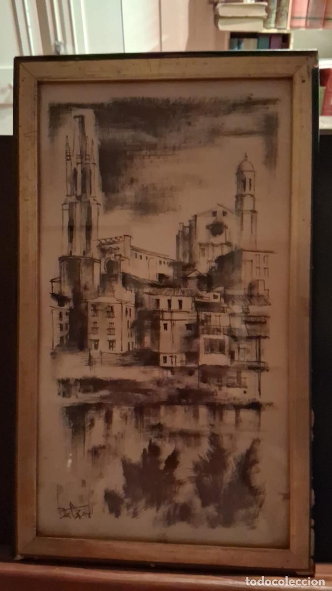 Arte: Cuadro hecho en pluma tinta negra