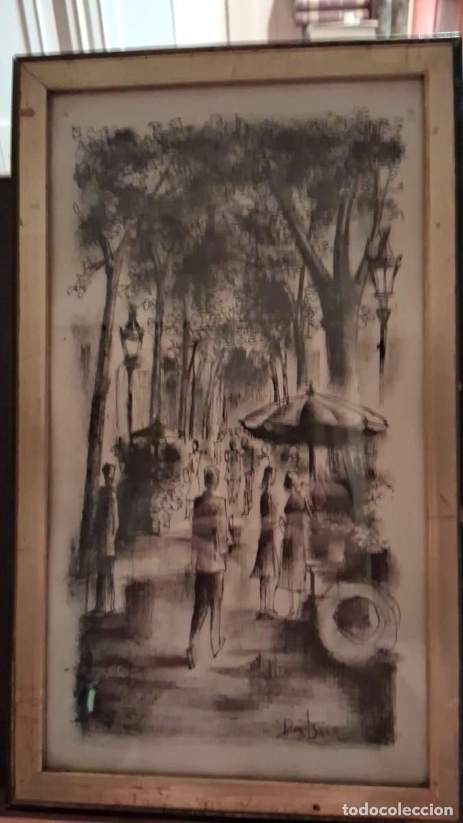 Arte: Cuadro hecho en pluma tinta negra
