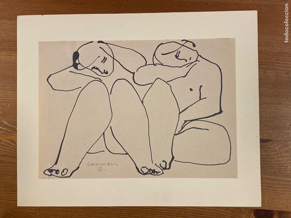 Art: EDUARDO CHILLIDA - LAMINA 24X30 CM - MUSEO CHILLIDA LEKU