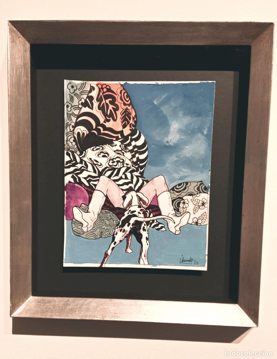 Arte: Eduardo Urculo , dibujo original Tinta y gouache