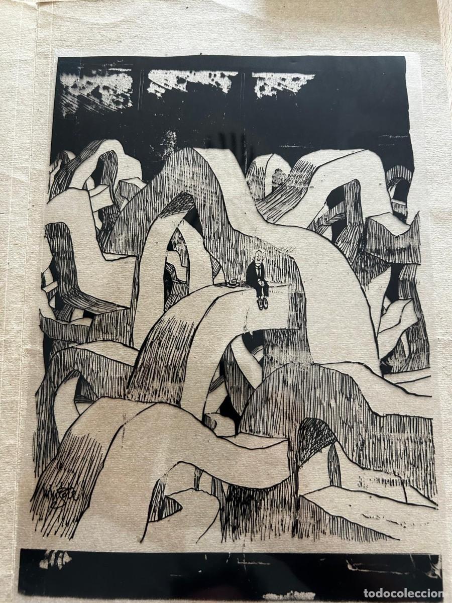 Arte: MINGOTE VI&Ntilde;ETA ORIGINAL EN CELULOIDE &ldquo;EL LABERINTO&rdquo;