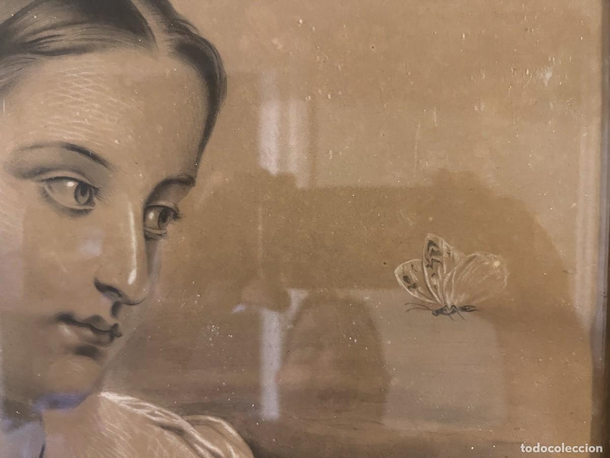 Arte: MUJER CON LIBELULA DIBUJO - Foto 4