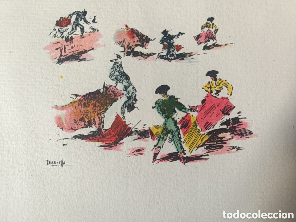 Arte: Dibujo Joaqu&iacute;n Terruella Tem&aacute;tica taurina &rdquo;La cogida&rdquo;