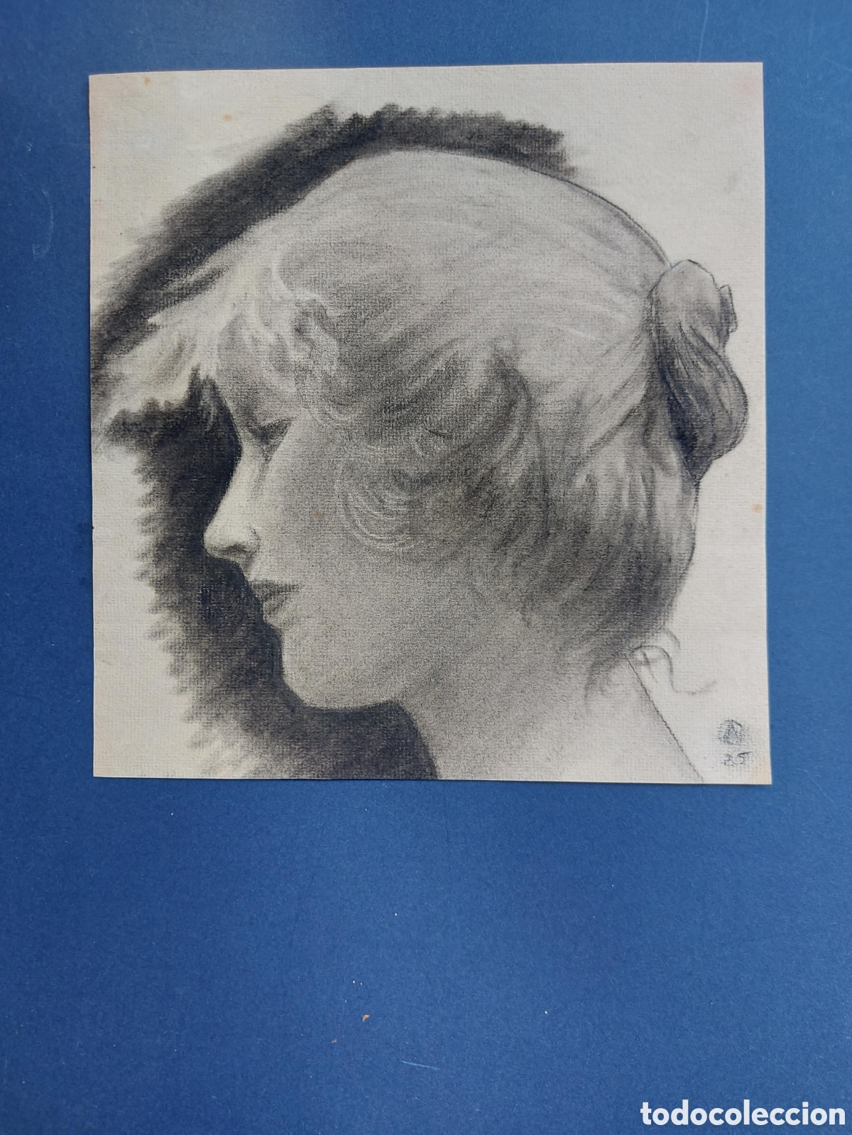 Arte: &rdquo;RETRATO JOVEN EPOCA&rdquo; DIBUJO 1925