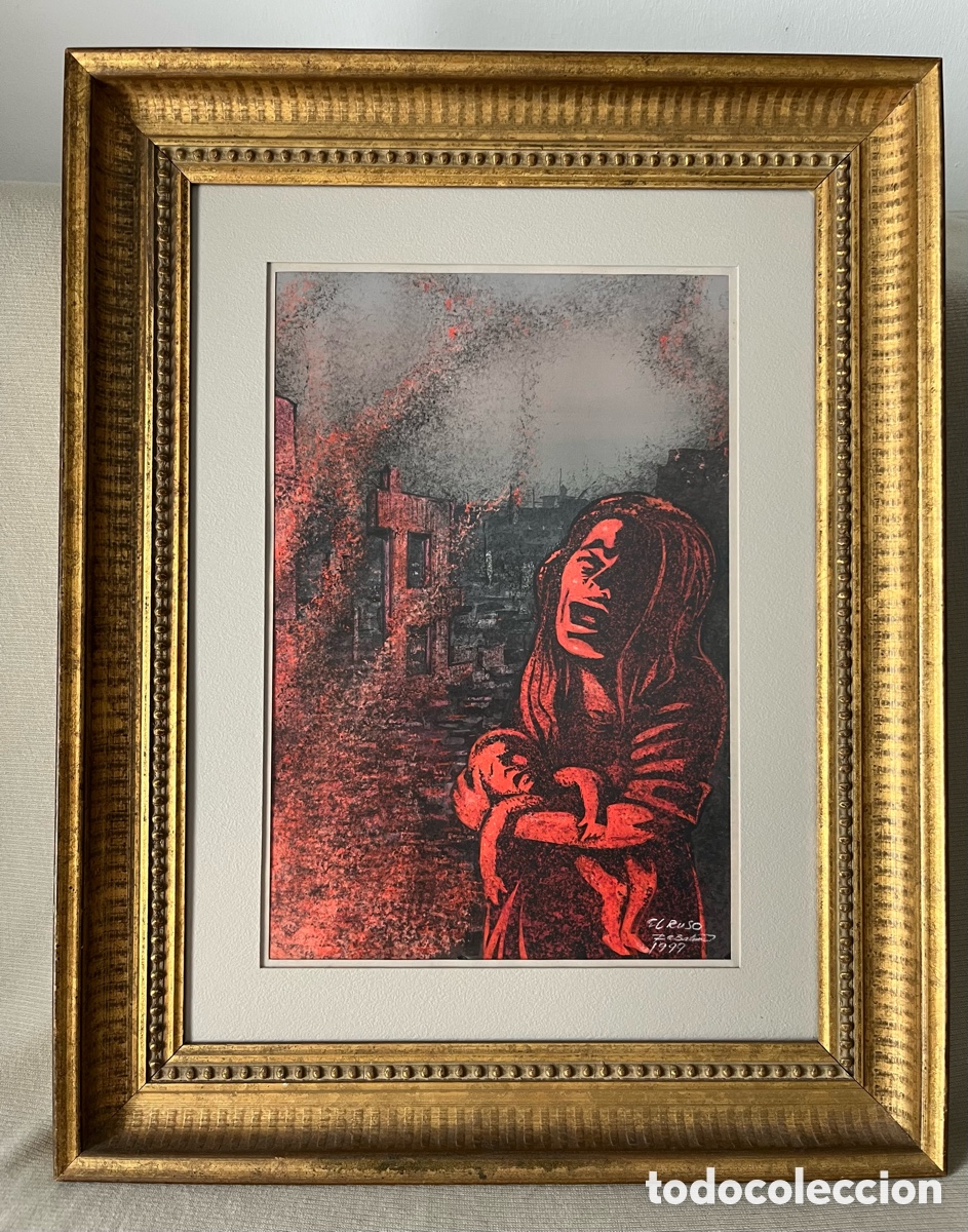 Arte: Cuadro Pintura T&eacute;cnica Mixta - Artista: El Ruso