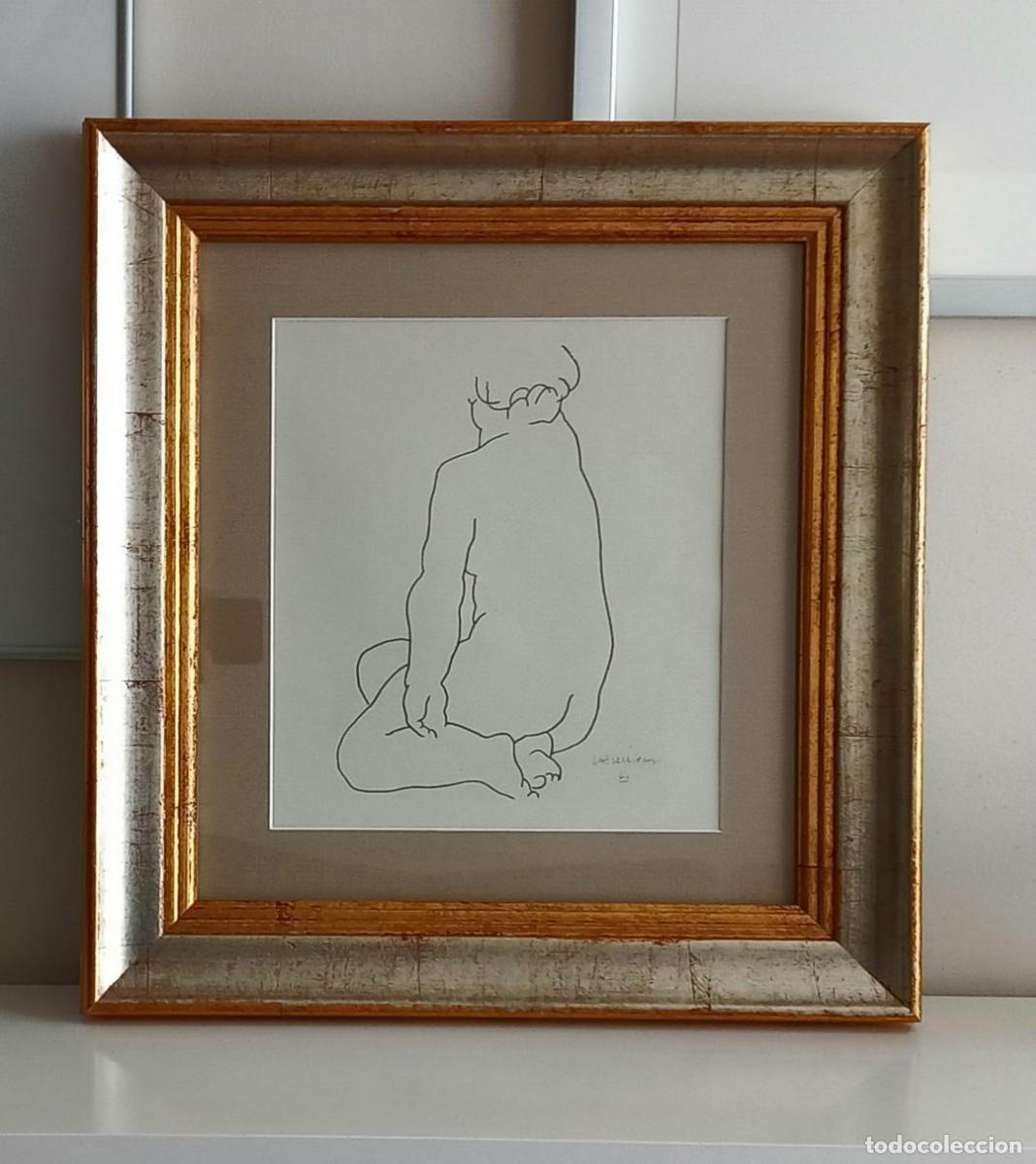 Arte: DIBUJO ENMARCADO. 52 x 48 cm.