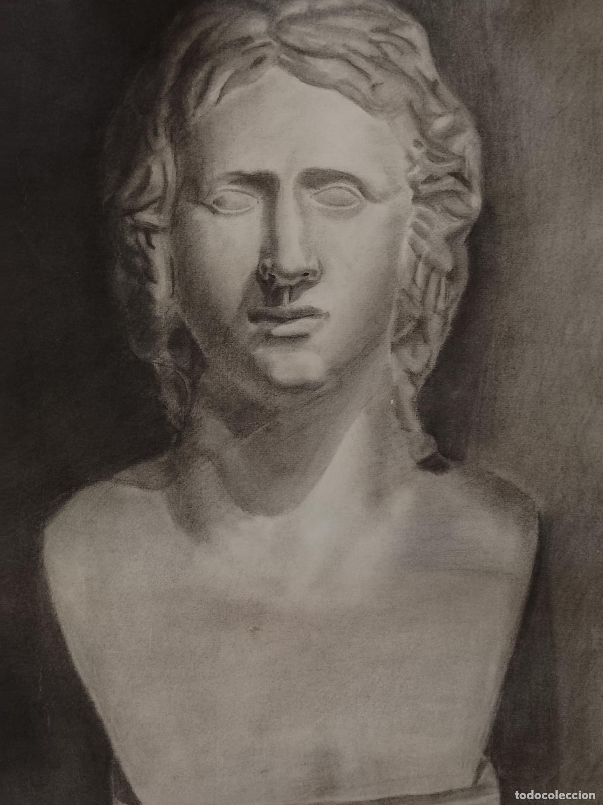 Arte: carboncillo 70 x 50 CM a&ntilde;os 80s dibujo original A MANO arte decoracion - ARTISTA FIRMADO GASPAR