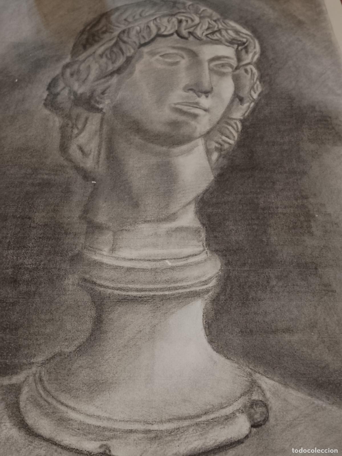 Arte: carboncillo 70 x 50 CM a&ntilde;os 80s dibujo original A MANO arte decoracion - ARTISTA FIRMADO GASPAR