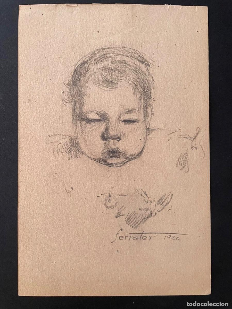 Arte: DIBUJO A LAPIZ -FIRMADO FERRATER