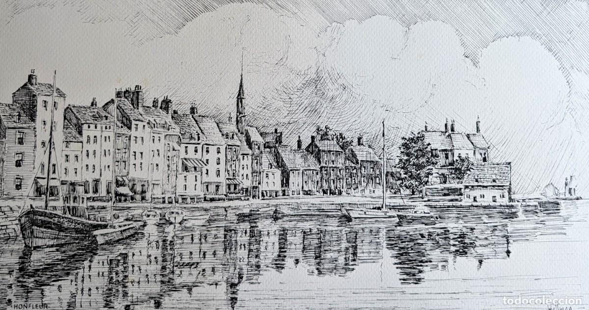 Arte: Wellman - Puerto de Honfleur (Normand&iacute;a, Francia)
