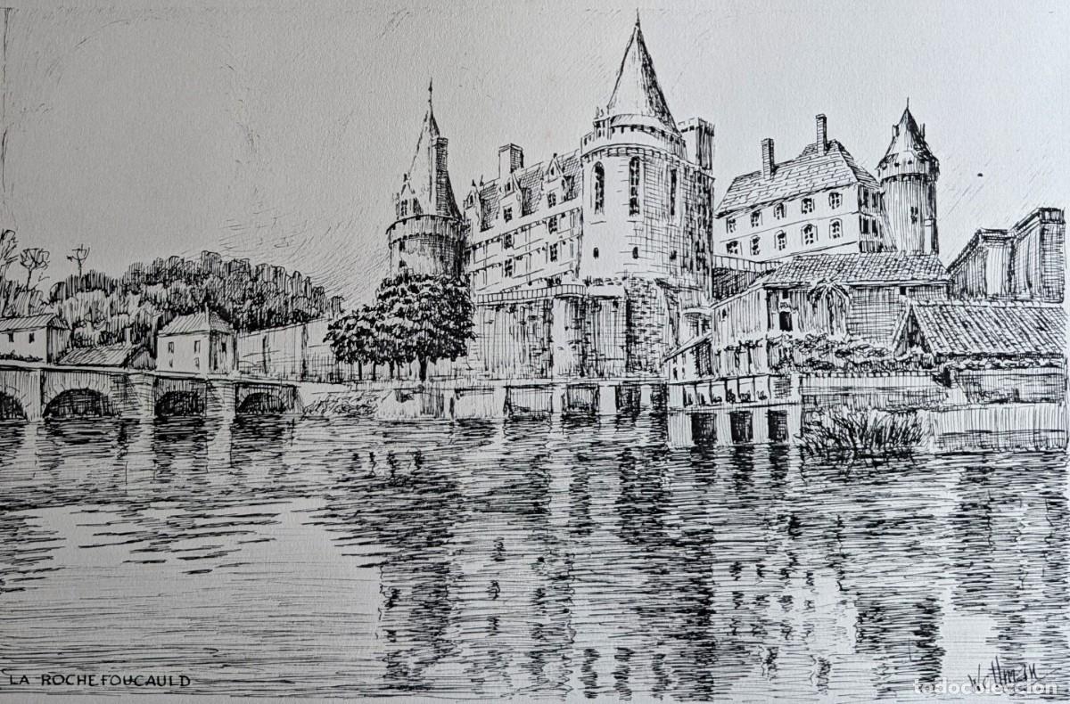 Arte: Wellman - Castillo de La Rochefoucauld (Francia)