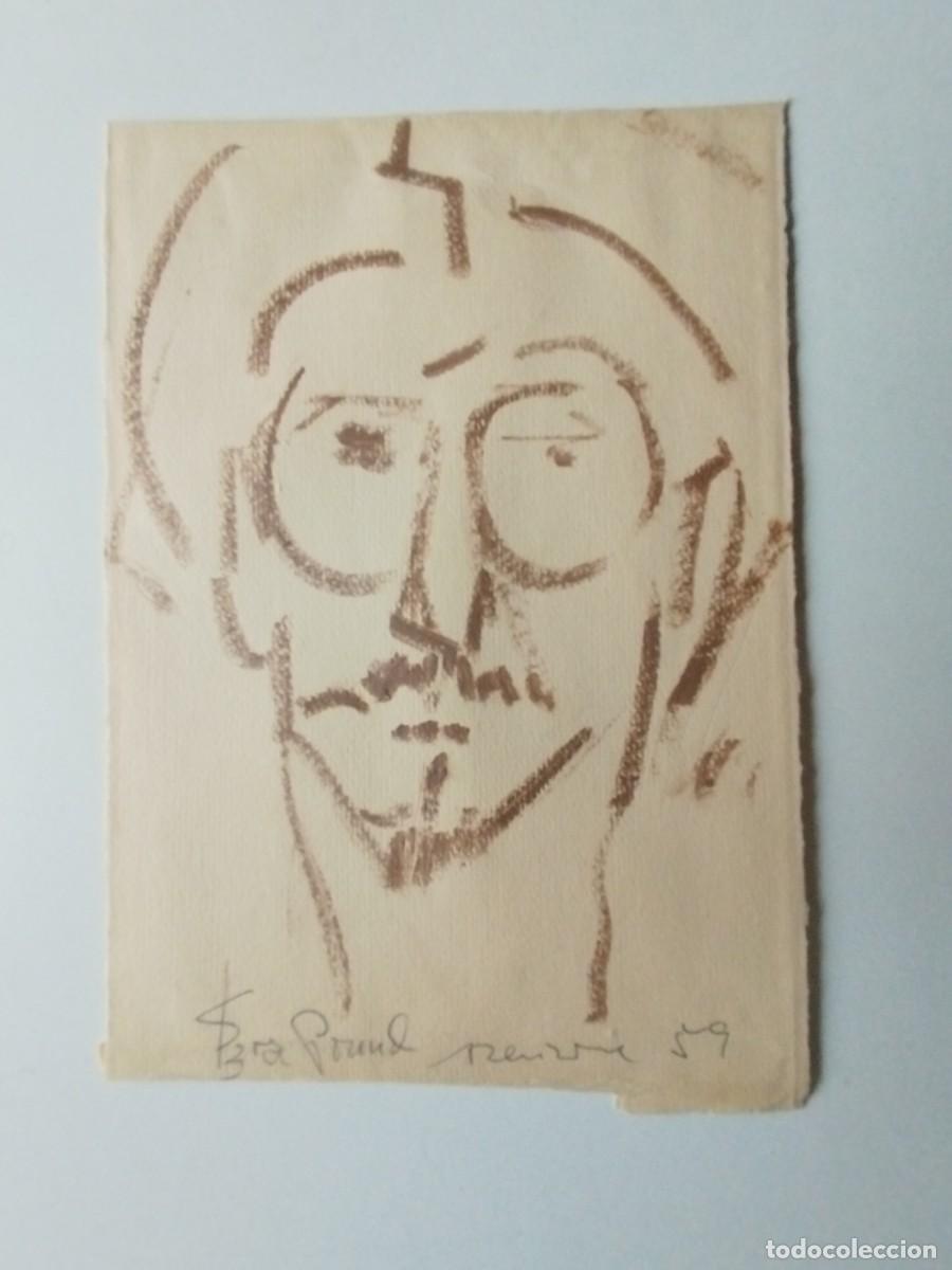 Arte: Retrato original de Ezra Pound 1959 / Original Ezra Pound Portrait Sketch (1959) - Association Piece