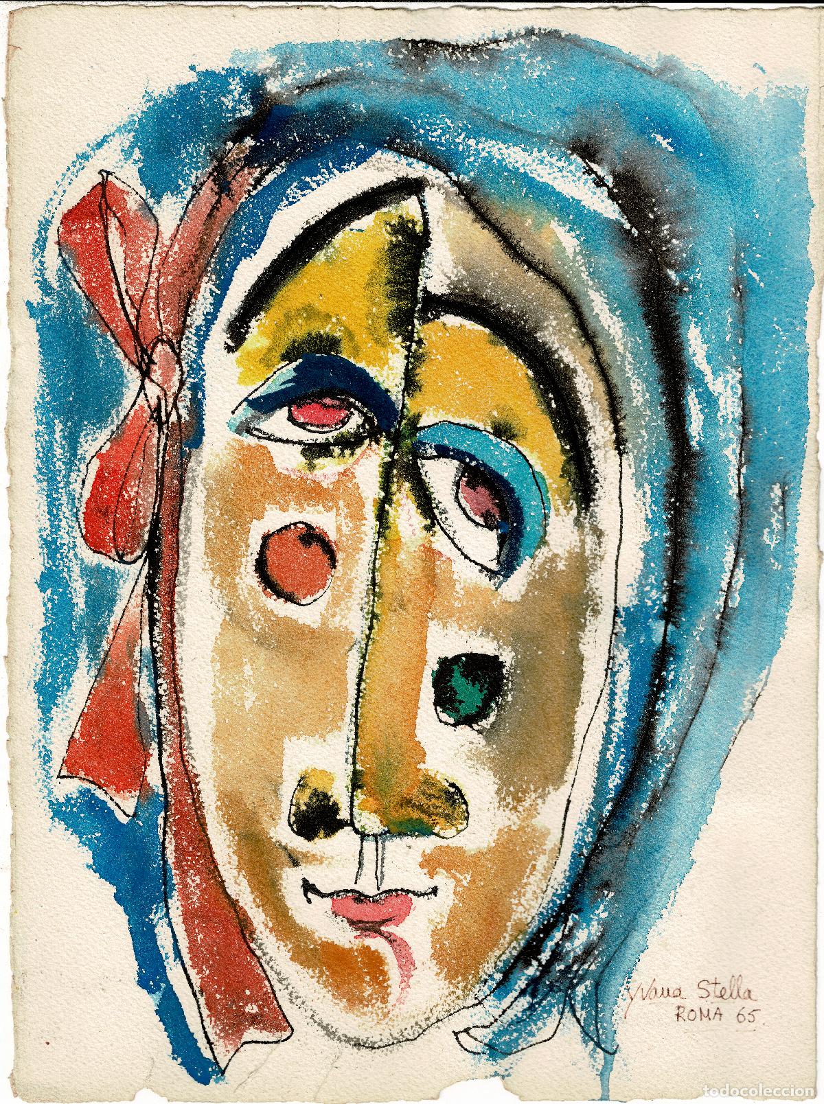 Arte: Dibujo de YVANA STELLA &bull; T&eacute;cnica mixta sobre papel &bull; 28,5 x 38,5 cm.