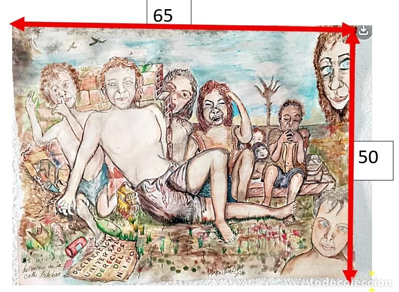 Arte: LOS NI&Ntilde;OS DE LA CALLE LODEBAR. OBRA DE JJ SANTOS RIVAS.