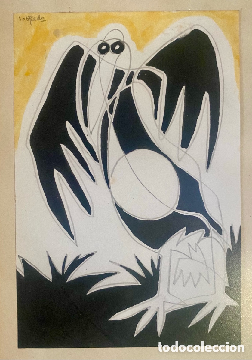 Arte: Dibujo original Pedro Sobrado P&aacute;jaro