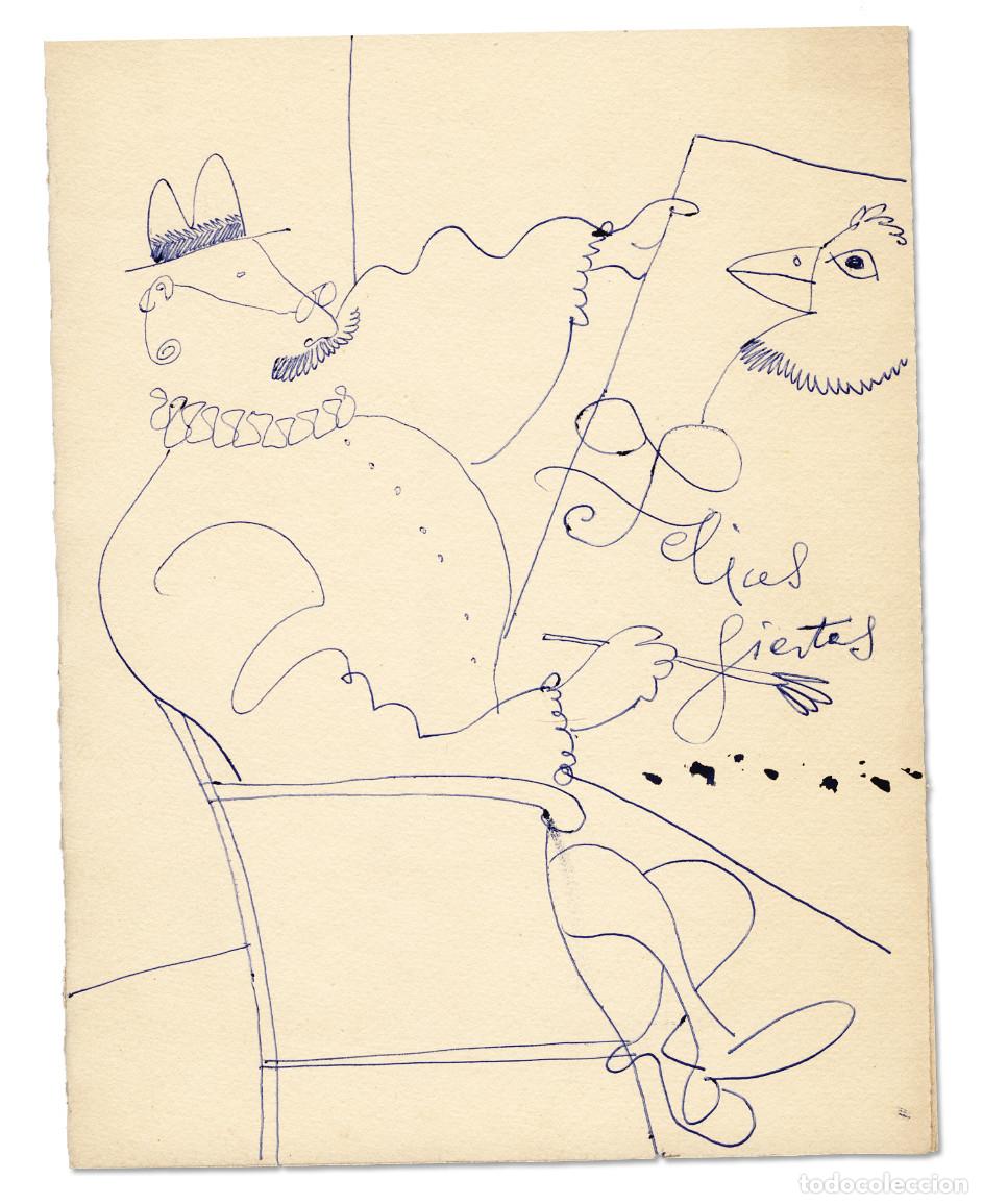 Arte: Manuel Alcorlo. Dibujo original, 1966, firmado