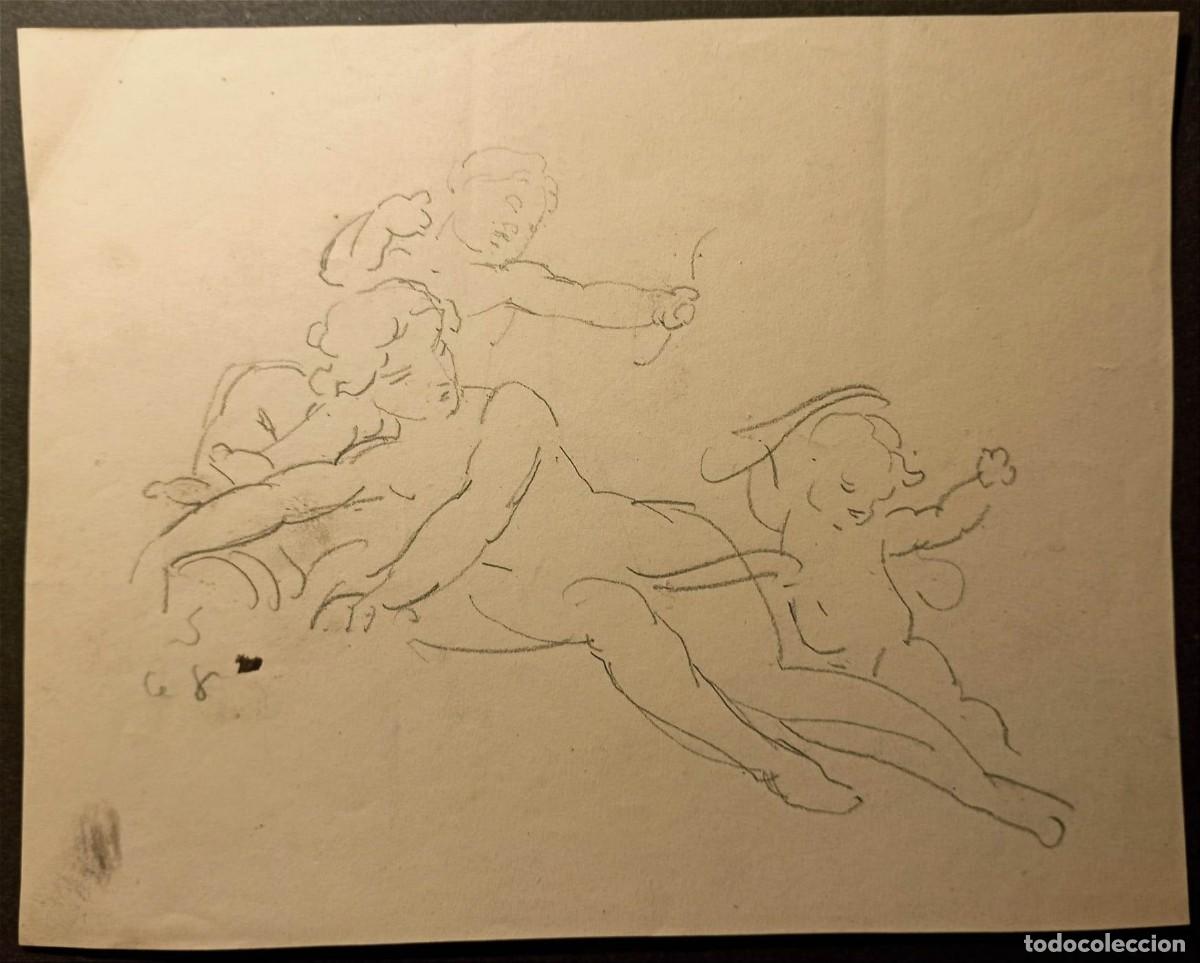 Art: DIBUJO. Apunte de Escena mitol&oacute;gica.