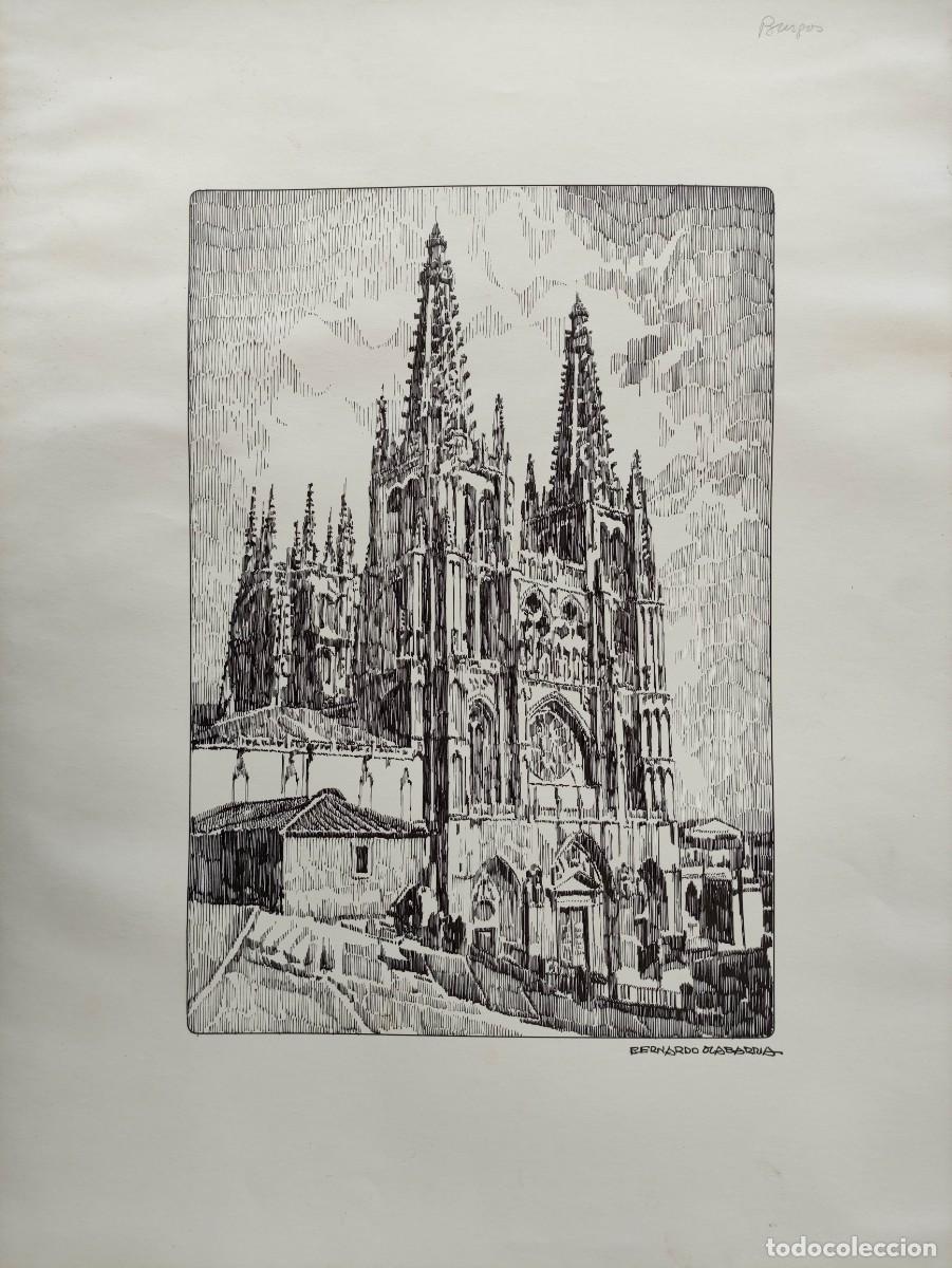 Arte: Dibujo original a tinta de Bernaro Olabarr&iacute;a