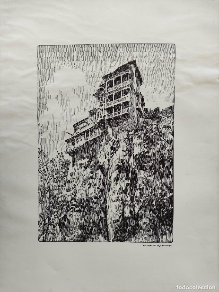 Arte: Dibujo original a tinta de Bernaro Olabarr&iacute;a