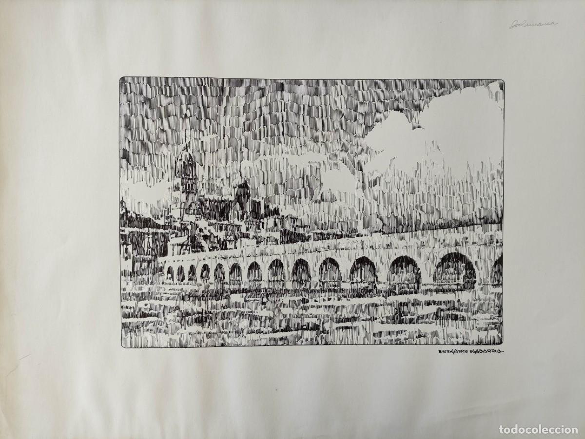 Arte: Dibujo original a tinta de Bernaro Olabarr&iacute;a