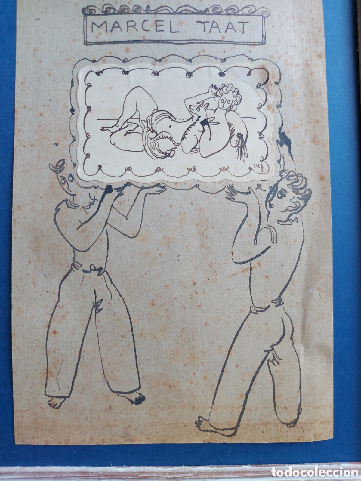 Arte: MARCEL TAAT &rdquo;CARICATURA EROTICA PERSONAJES EPOCA&rdquo;