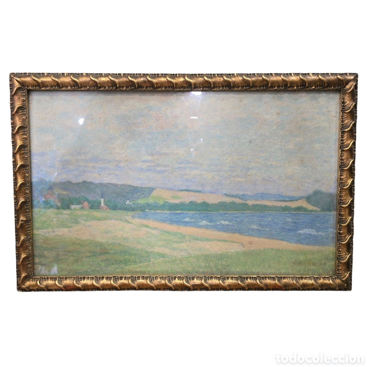 Arte: Pintura al pastel sobre cart&oacute;n. / pastel painting on cardboard