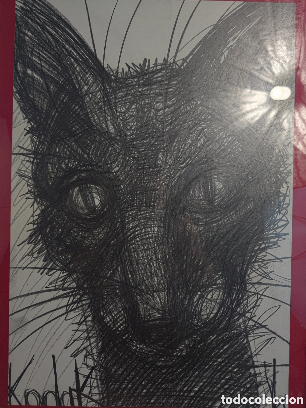 Arte: Dibujo de Gato Por Andrea Kodak