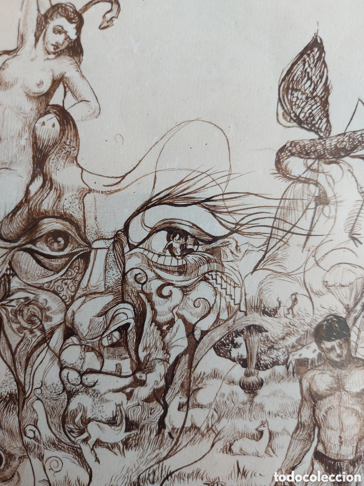 Arte: JOAN COMA &rdquo;BOCETO ROSTRO PERSONAJE&rdquo; ESCUELA DALINIANA