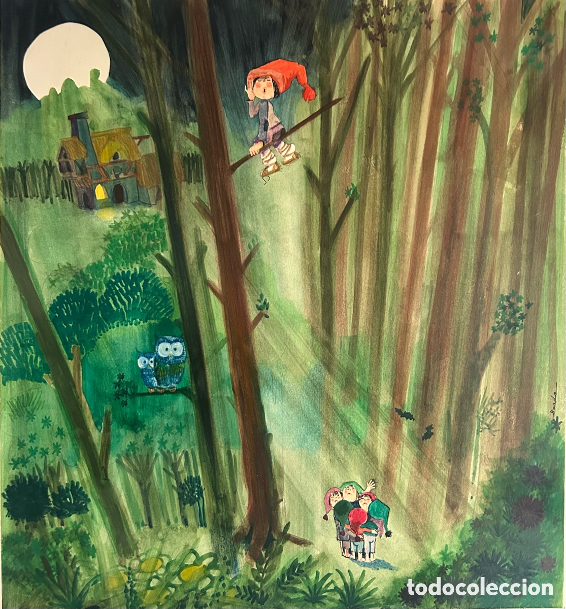 Arte: Pulgarcito, obra de Boada, firmada
