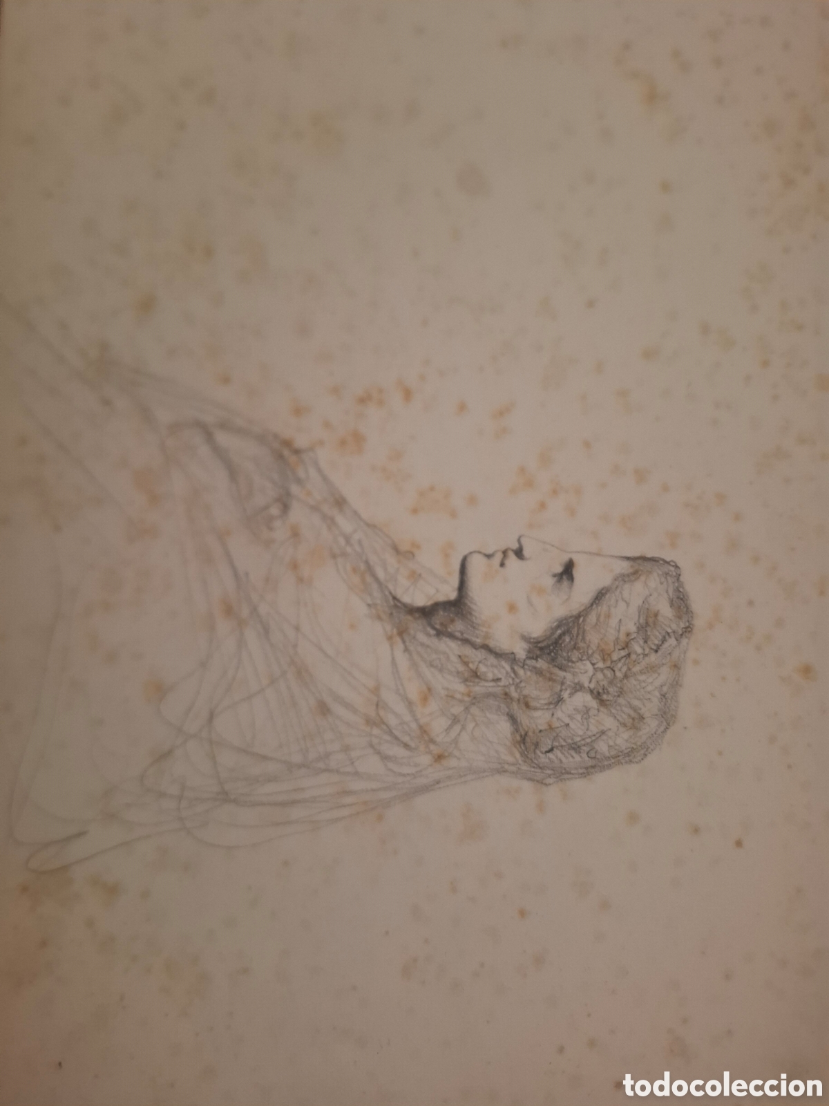 Arte: Album con dos dibujos - finales Siglo XIX