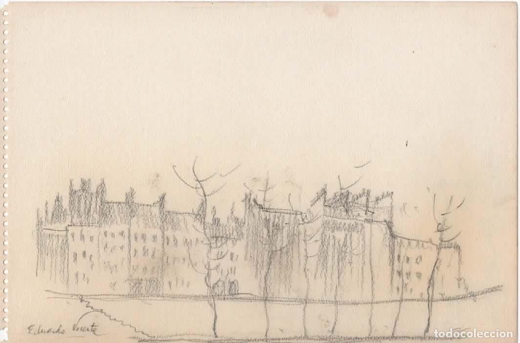 Arte: Eduardo Vicente. Dibujo a l&aacute;piz a dos caras