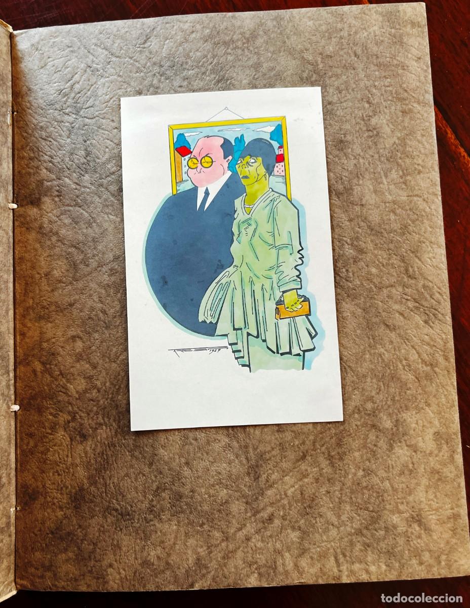 Arte: ALFREDO TRU&Aacute;N, CARICATURAS PERSONALES, GIJ&Oacute;N 1931, 30 L&Aacute;MINAS, DEDICADO A JOS&Eacute; FRANC&Eacute;S