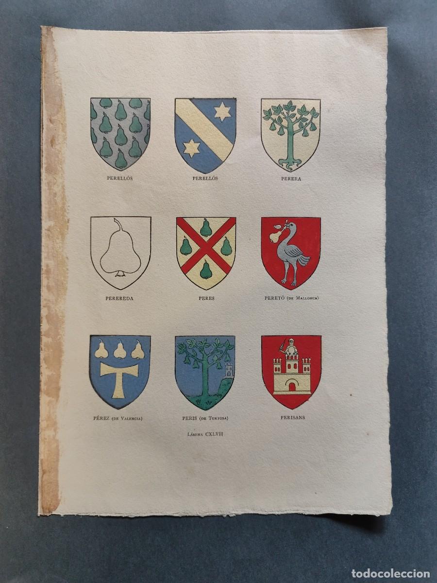 Arte: Escudos Her&aacute;ldicos de Apellidos Hist&oacute;ricos PERELLOS PERERA PEREREDA PERES PERETO PEREZ PERIS PERISAN