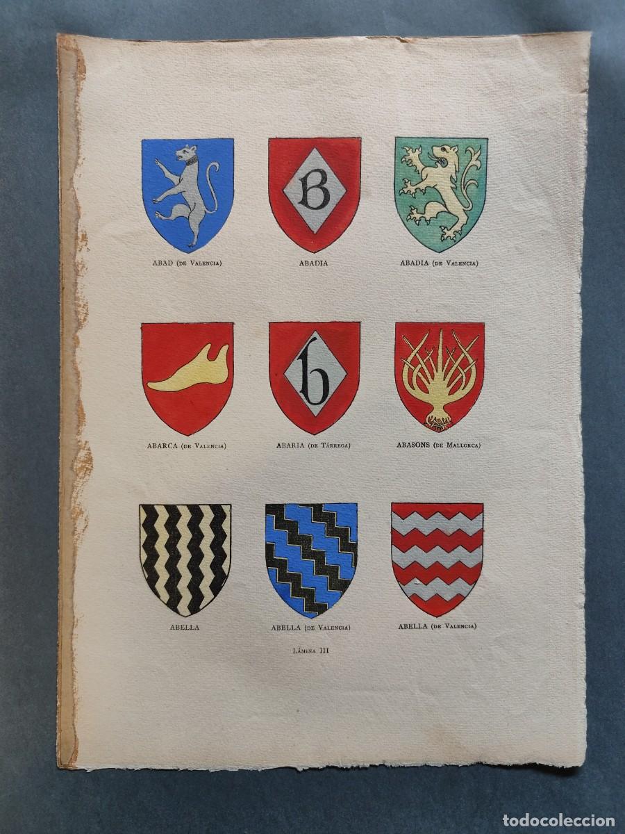 Arte: Escudos Her&aacute;ldicos de Apellidos Hist&oacute;ricos ABAD ABADIA (VLC) ABARCA ABARIA (TARREGA) ABASONS ABELLA