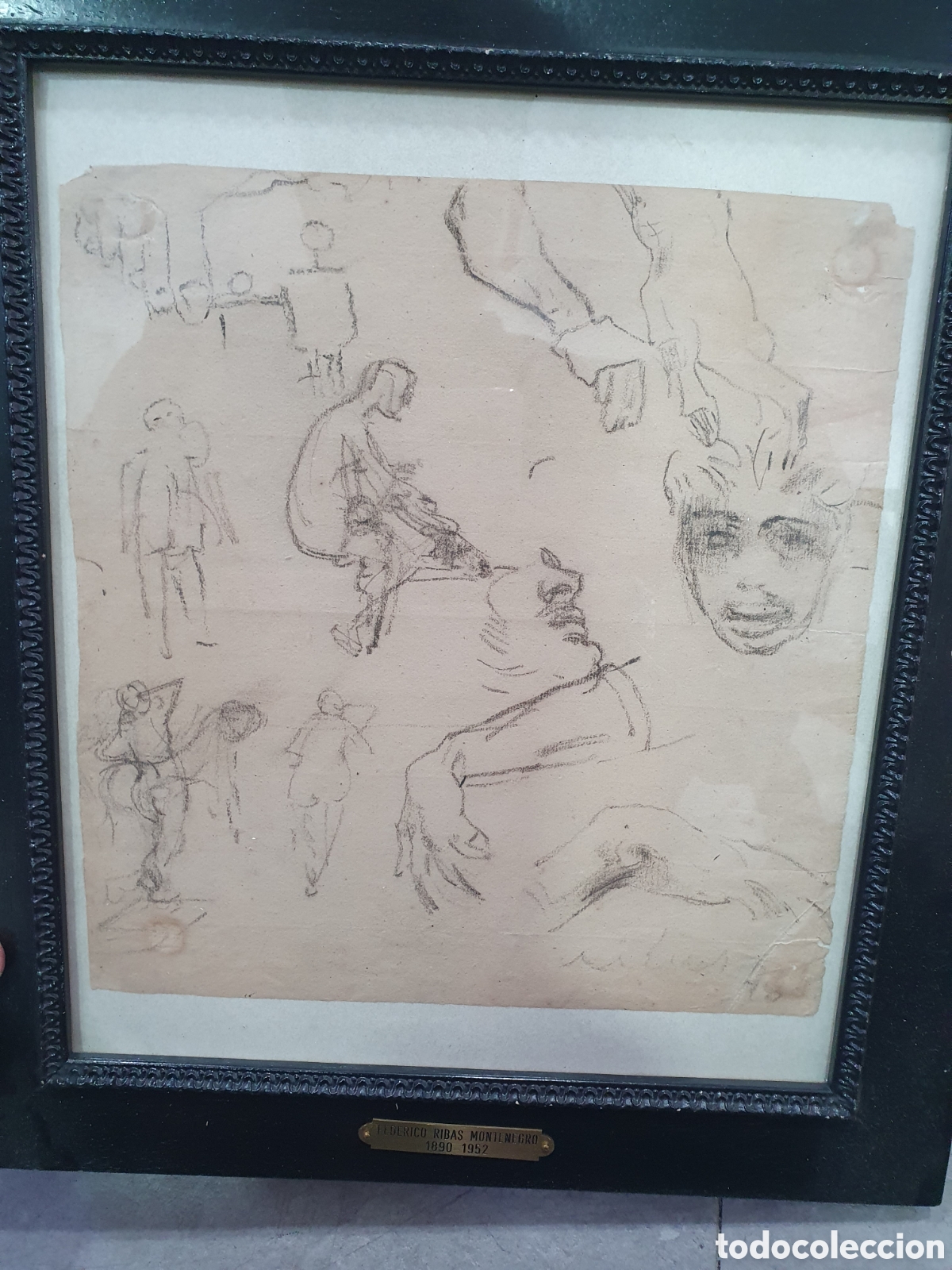 Art: Federico Ribas Montenegro. Apunte a l&aacute;piz. (L98)