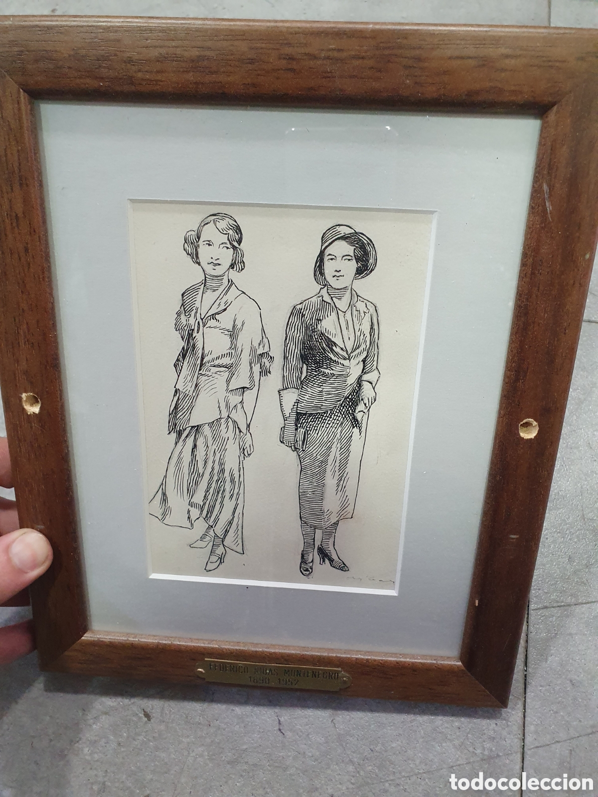Art: Federico Ribas Montenegro. Dibujo a plumilla. (L98)