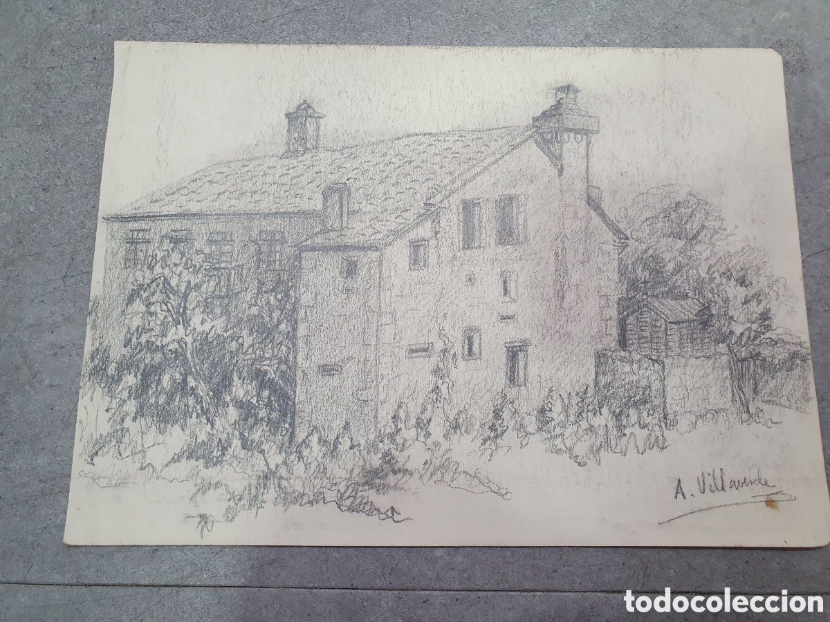 Art: Antonia Villaverde Pumar. Carballo. Dibujo. Arte gallego. (L98)