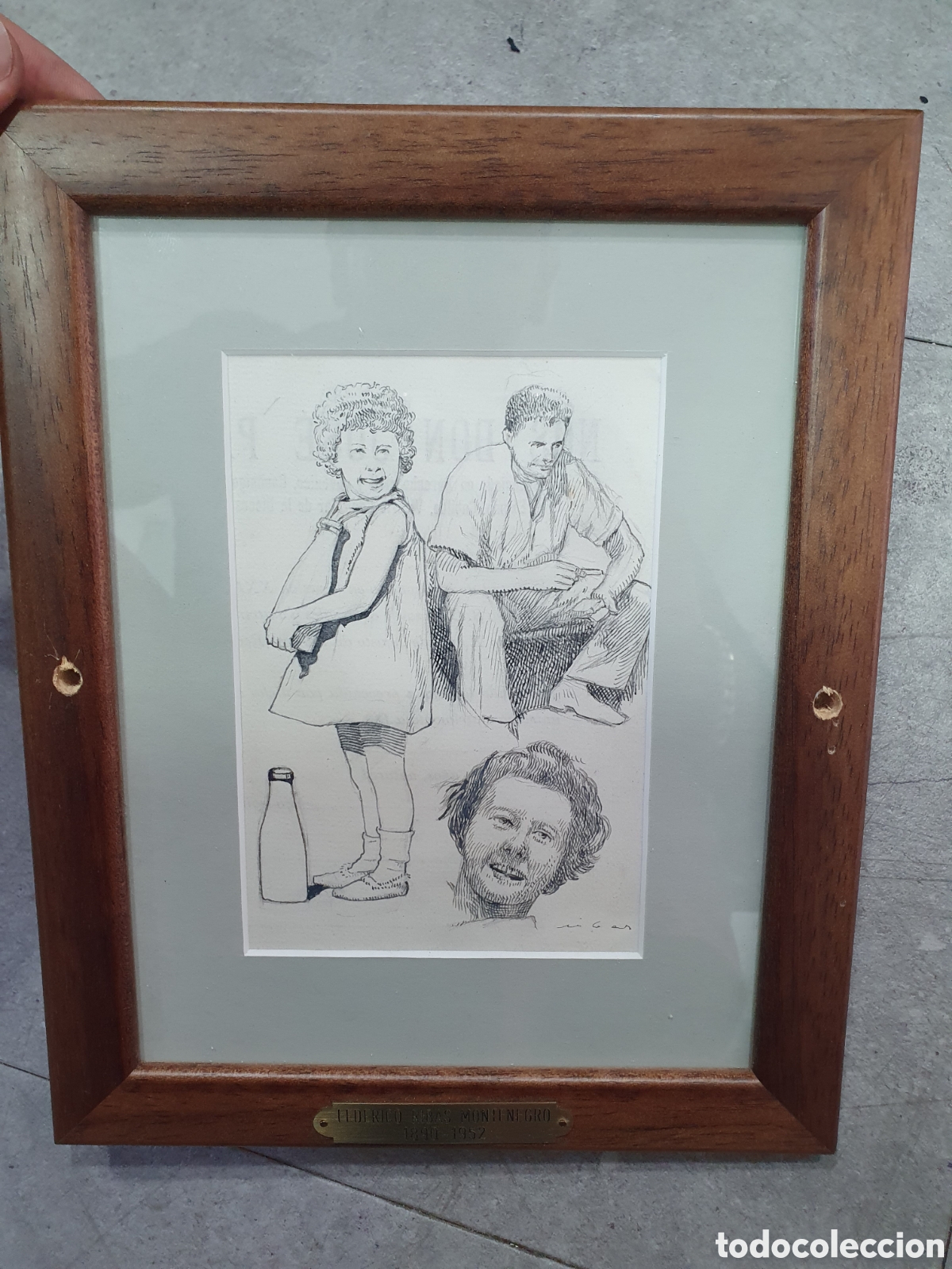 Art: Federico Ribas Montenegro. Dibujo a plumilla. (L98)