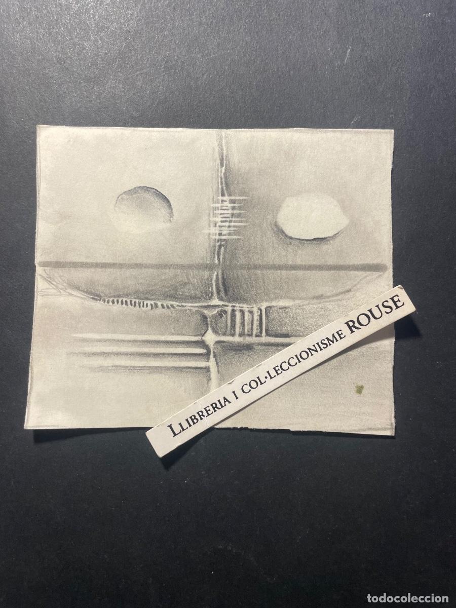 Arte: ANTIGUO APUNTE DIBUJO A&Ntilde;OS 60 - PARTE POSTERIOR E.B. -10,5X9 CM. ESTADO EL QUE SE VE EN LAS IMAGENES