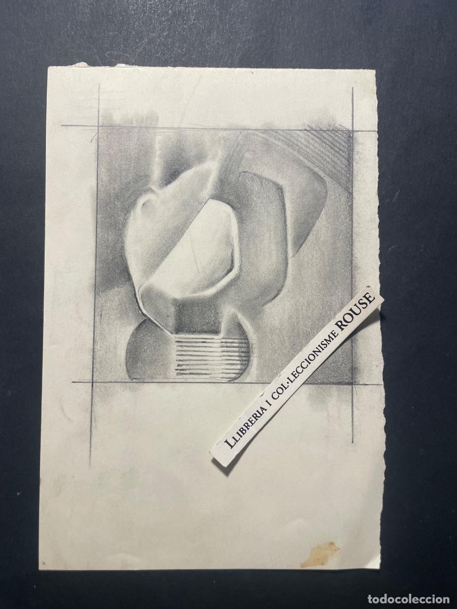 Arte: ANTIGUO APUNTE DIBUJO A&Ntilde;OS 60 - PARTE POSTERIOR E.B. 18,5X12,5 CM. ESTADO EL QUE SE VE EN LAS