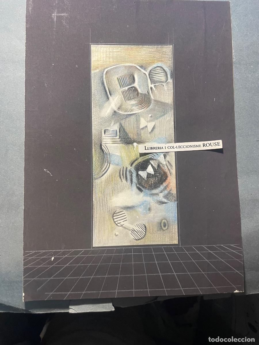 Arte: ANTIGUO APUNTE DIBUJO A&Ntilde;OS 60 - PARTE POSTERIOR E.B. 30X21 CM. ESTADO EL QUE SE VE EN LAS